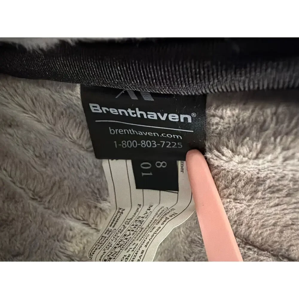 Brenthaven Laptop Sleeve Case Gray Padded Zipper MacBook Tablet 14.75